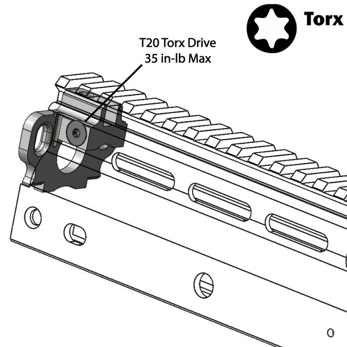 Front Plate Screw Set (Torx Upgrade)