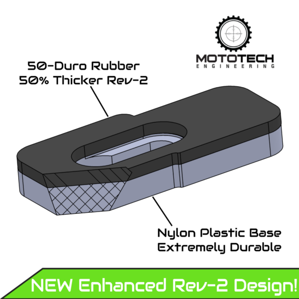 SCAR Rubberized BufferPad 50Duro